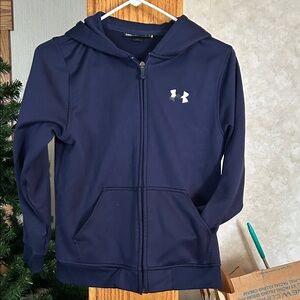 Under Armour Kids Navy Full-Zip Hoodie
